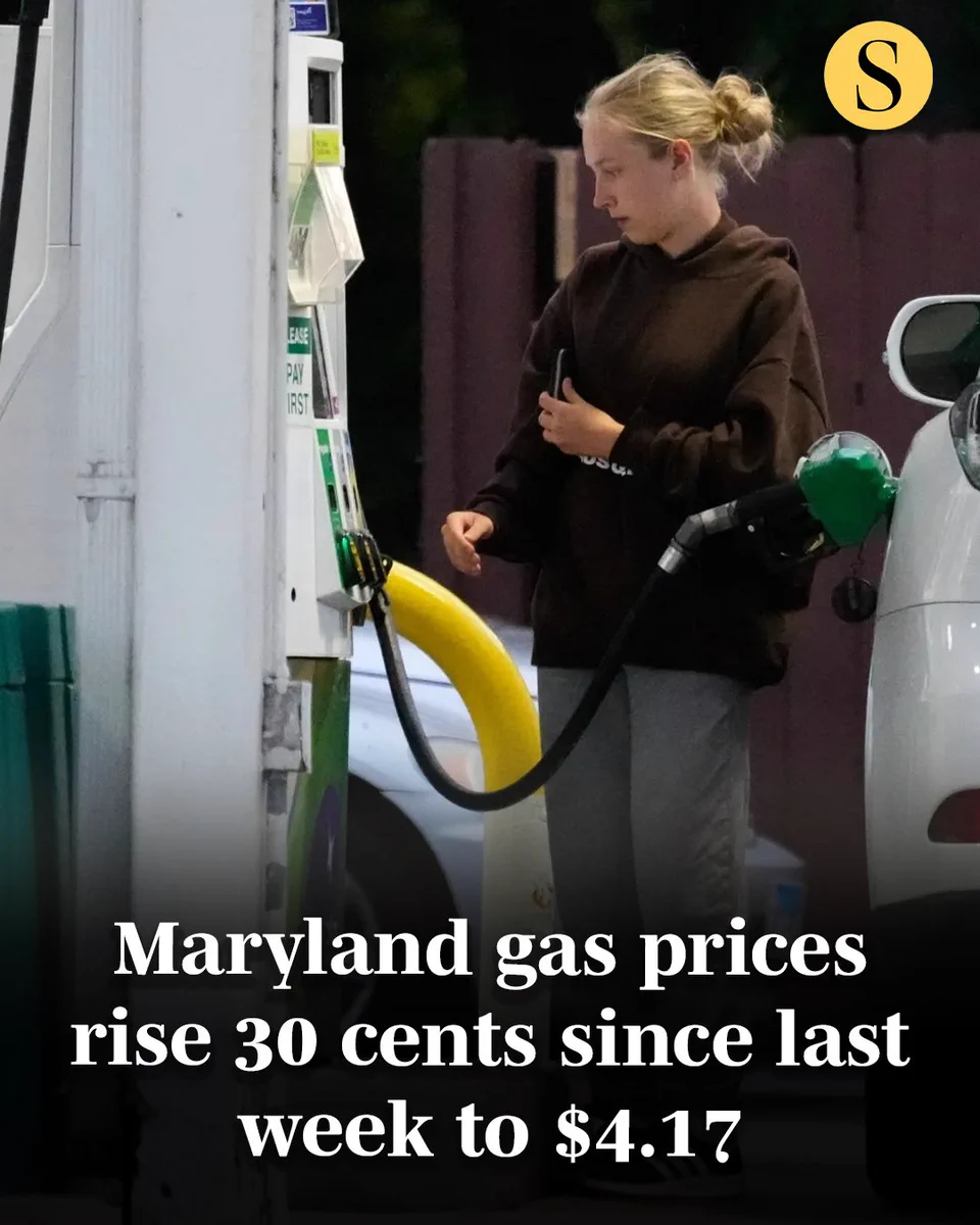Maryland gas prices jump to highest level in more than a year