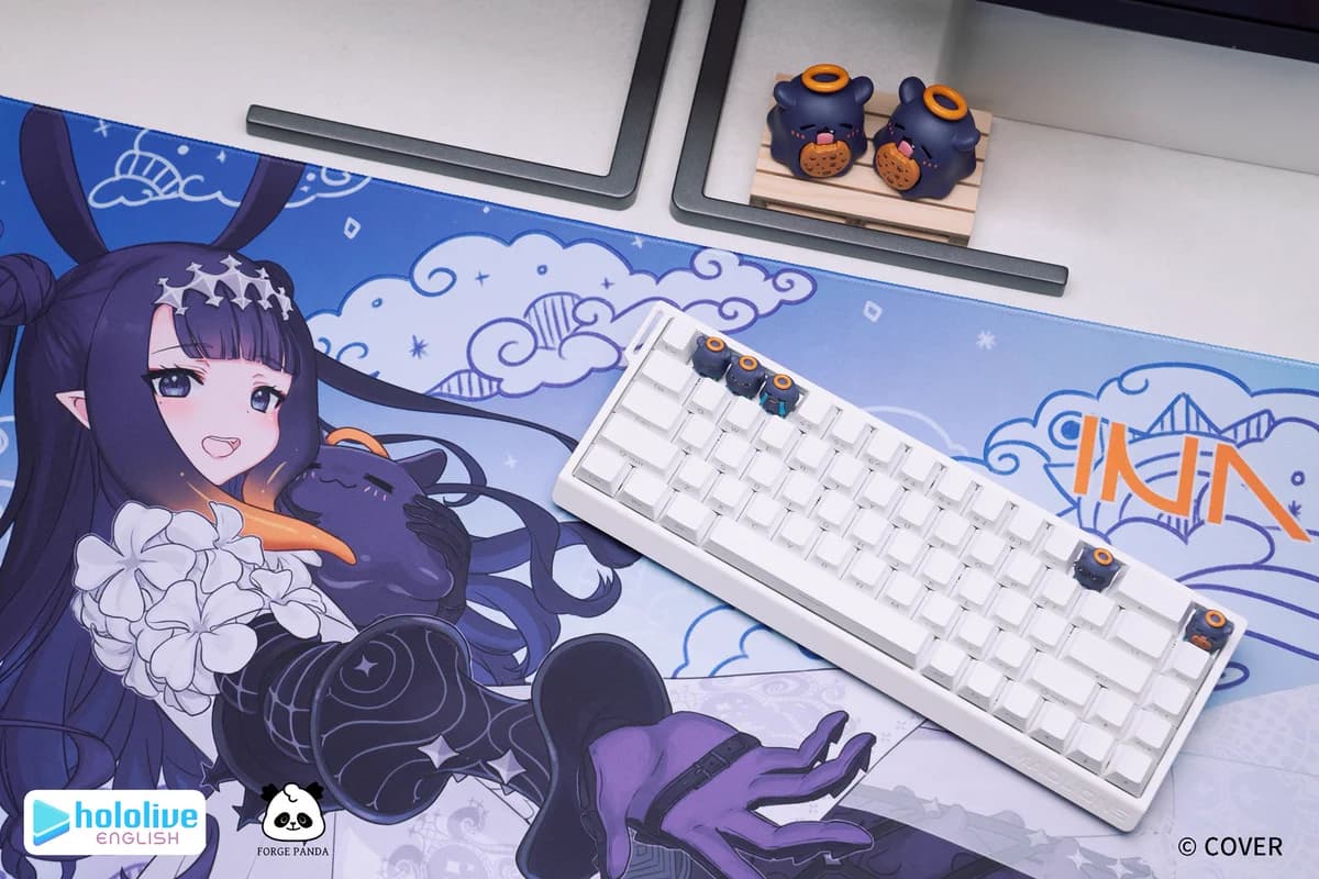 Forge Panda and Ninomae Ina'nis launch Takodachi artisan keycaps