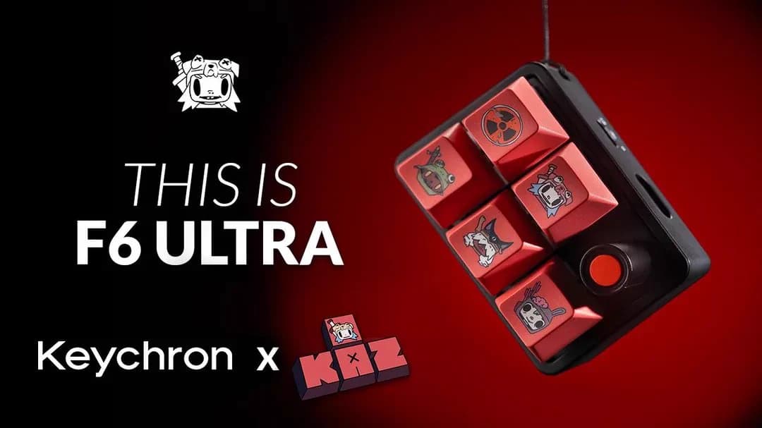 Keychron launches KAZ-themed F6 Ultra with in-game unlocks