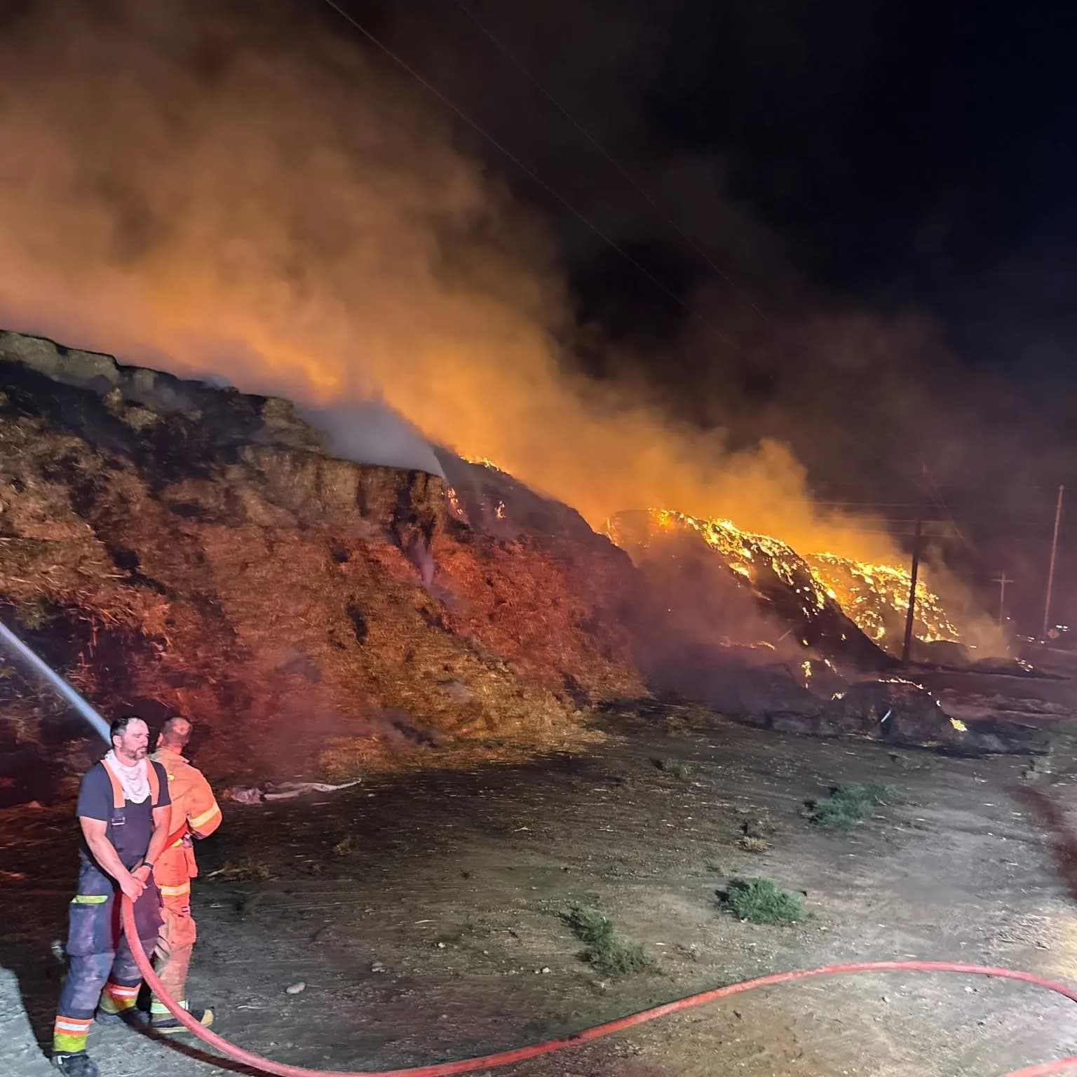 Hay fire draws multiagency response in Logan County