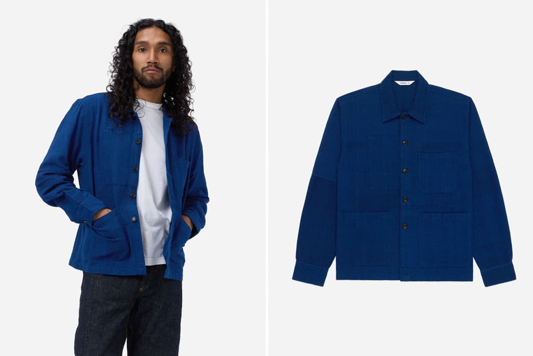 3sixteen's khadi shop coat brings texture to workwear