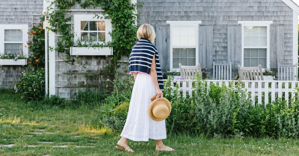 Why lightweight cashmere is the secret to coastal grandmother style