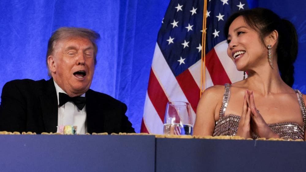 Trump attends rescheduled White House correspondents dinner after shooting scare