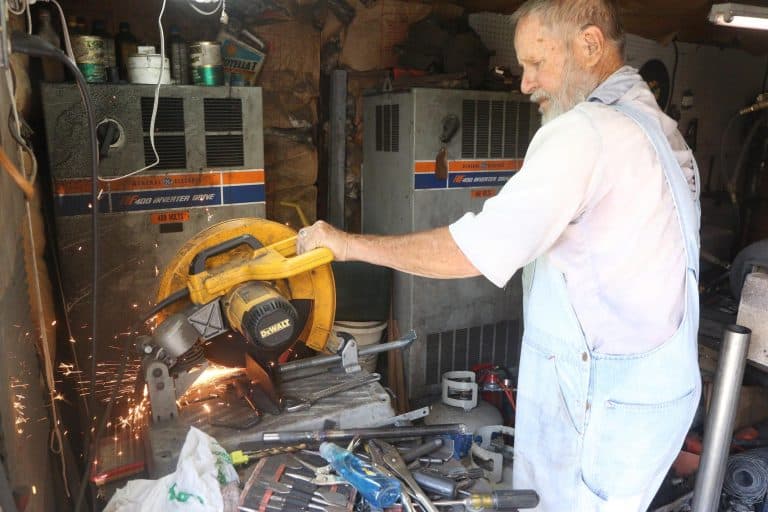 Bearded blacksmith becomes a familiar sight along K-7 in Atchison