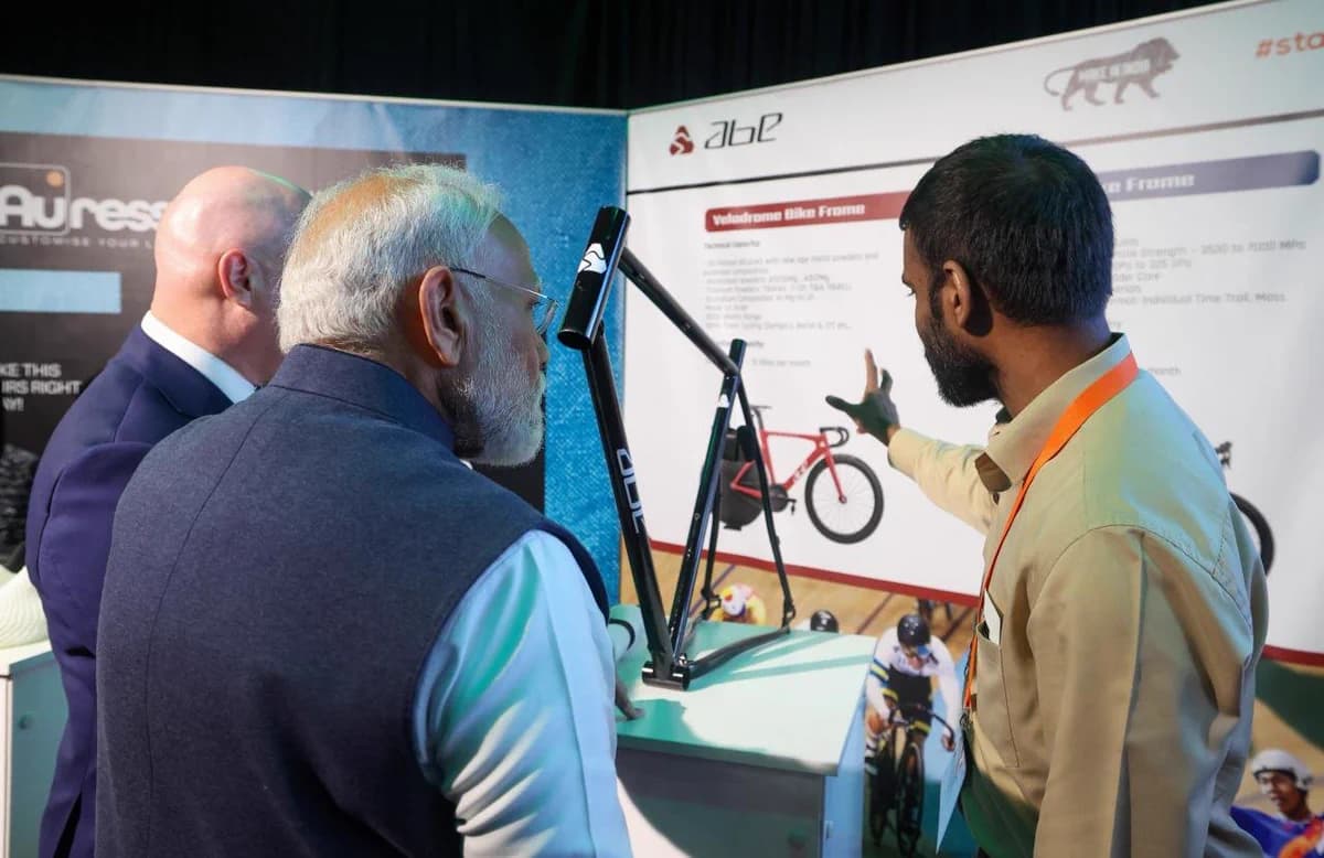 Modi and Luxon spotlight 3D-printed sports gear in Auckland showcase