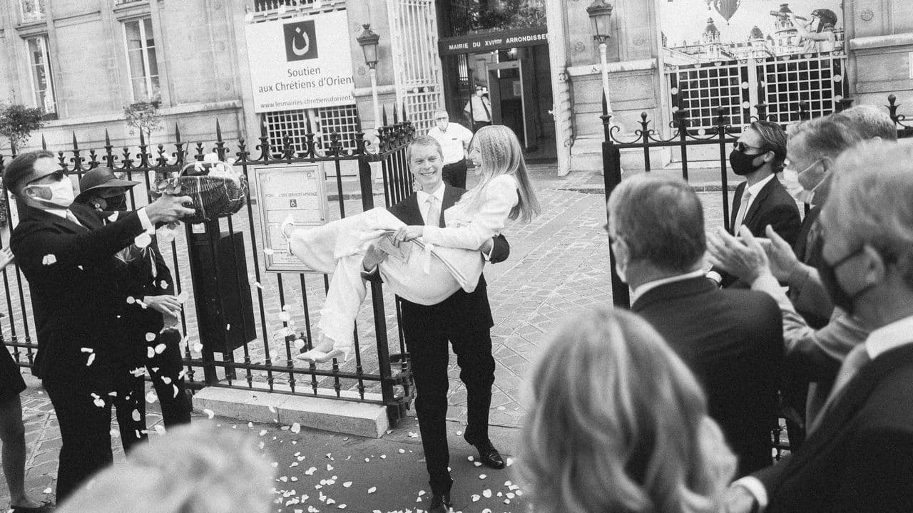 Bridal suits make a comeback, from tuxedos to jumpsuits