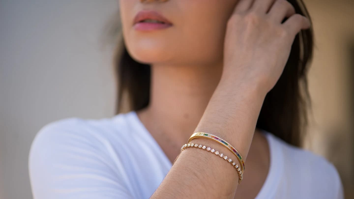 Why tennis bracelets are the ultimate minimalist sparkle