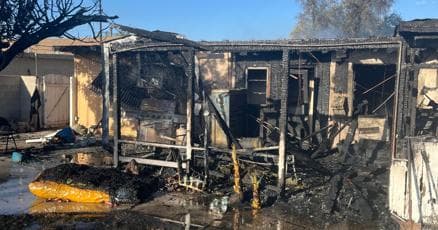 Propane tank explosion leaves Yuma home a total loss