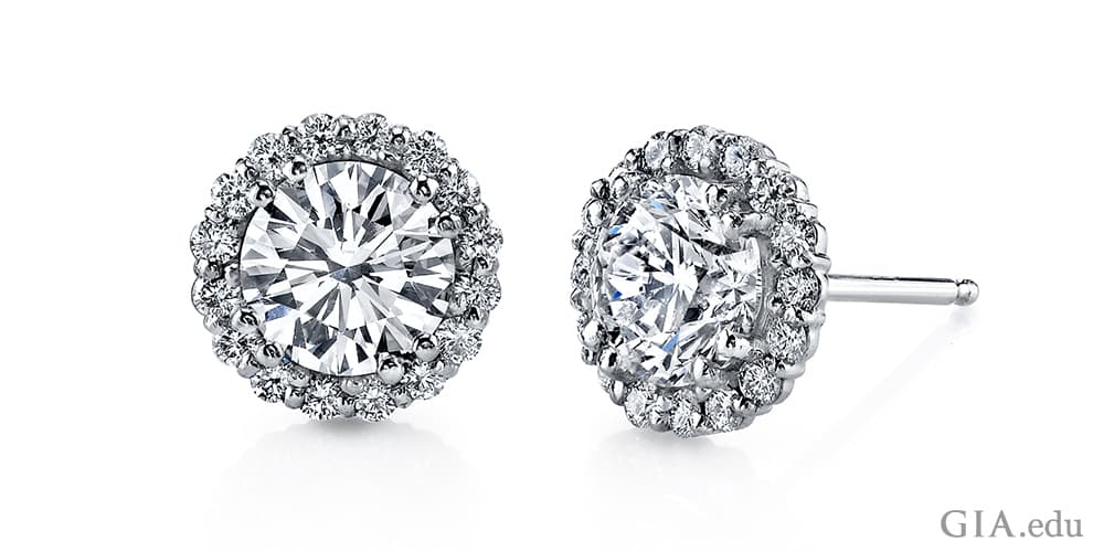 GIA guide shows how to choose diamond studs for daily wear