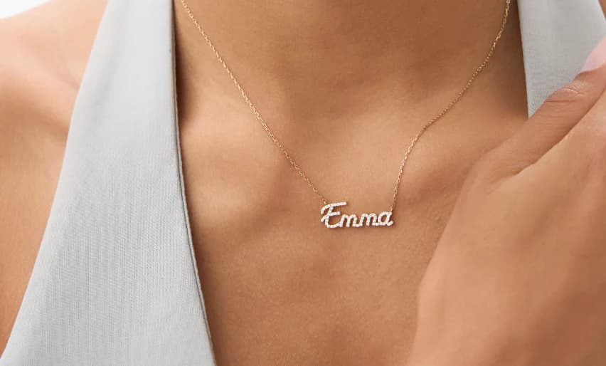 How to choose gold karat and durability for name necklaces