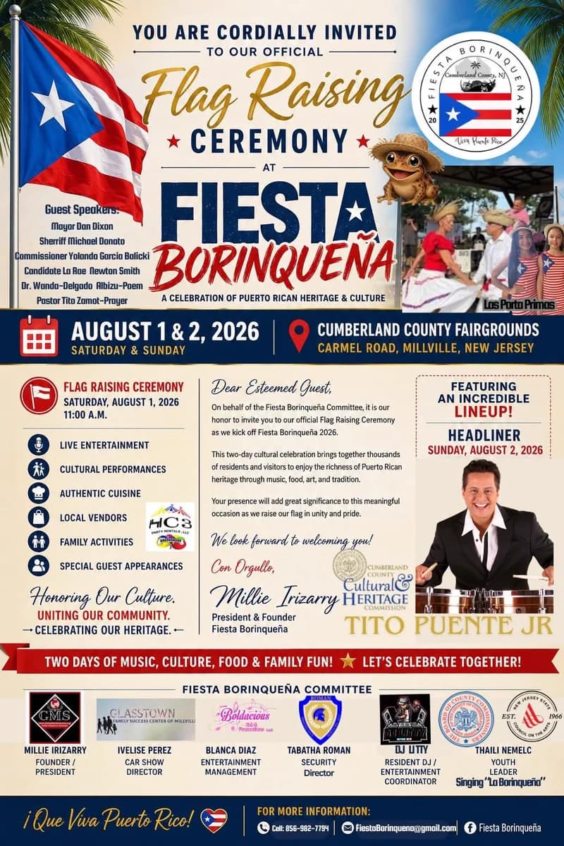 Tito Puente Jr. to headline Puerto Rican festival in Vineland, Millville