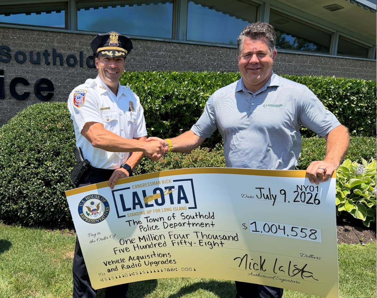 Southold gets over $1 million for police cars and radios