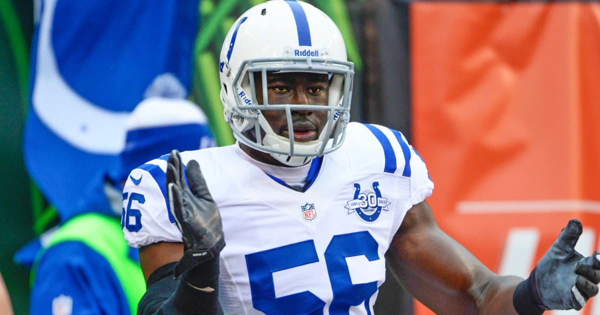 Former Colts linebacker Daniel Adongo deported by ICE after visa overstay