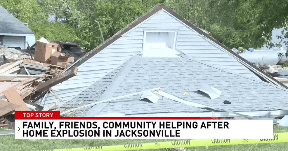 Jacksonville house explosion leaves two hospitalized, neighbors step in