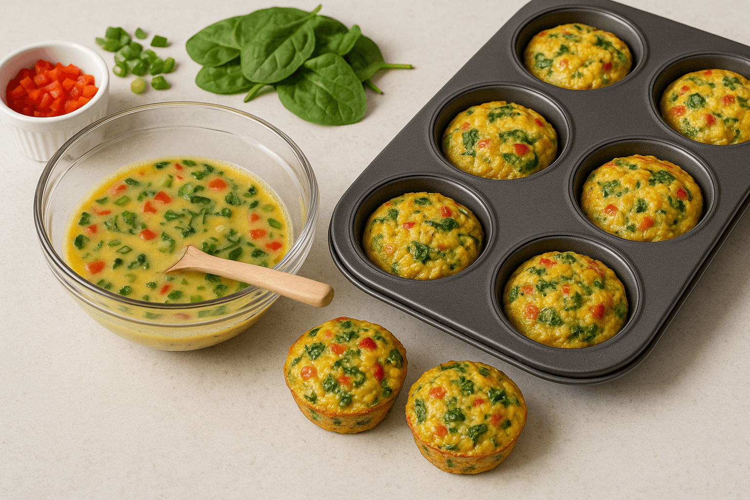 Prep Veggie Frittata Muffins for Protein-Packed Bites