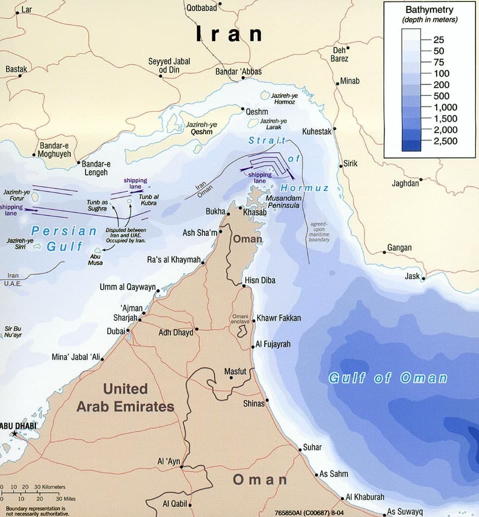 Strait of Hormuz — Wikimedia Commons