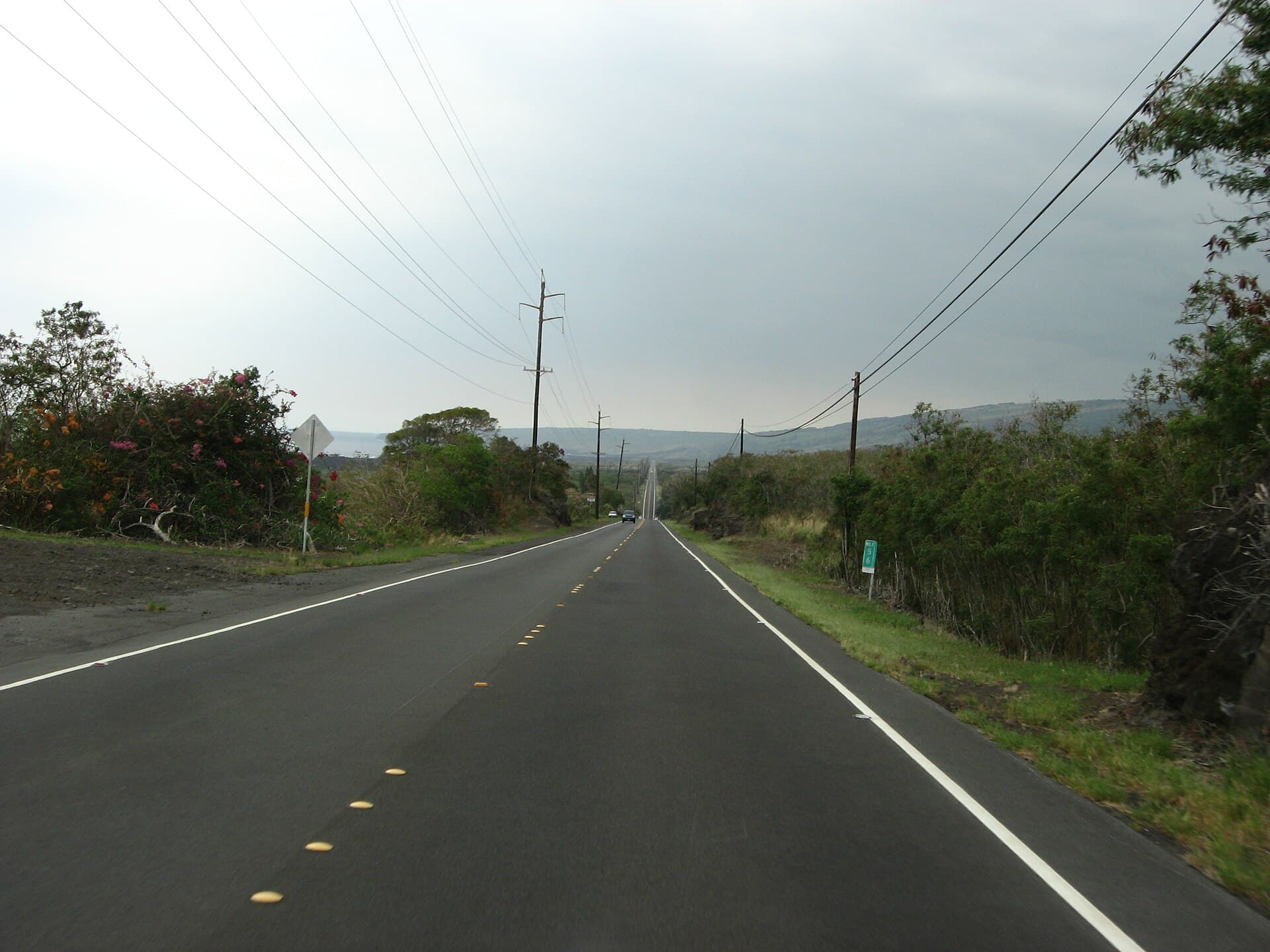 Highway 11 reopens near Puna after crash closes Volcano route