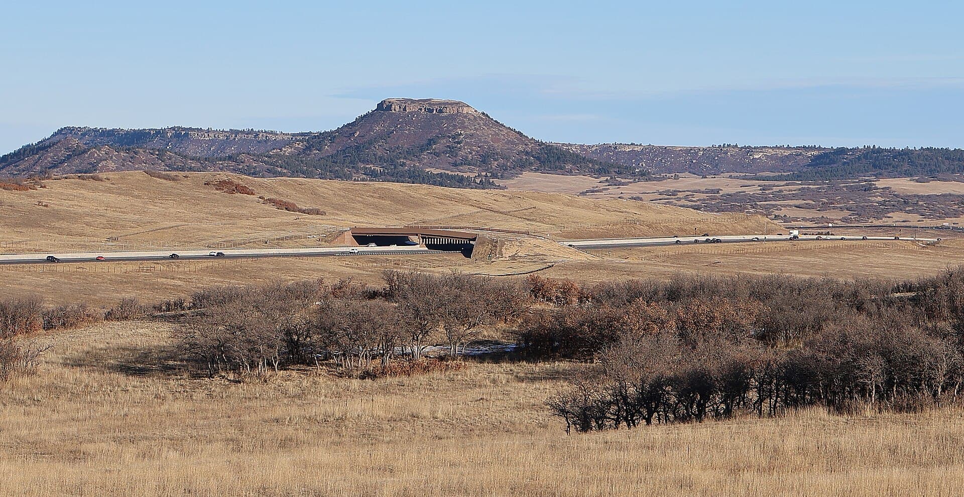 I-25 Greenland Wildlife Overpass — Wikimedia Commons