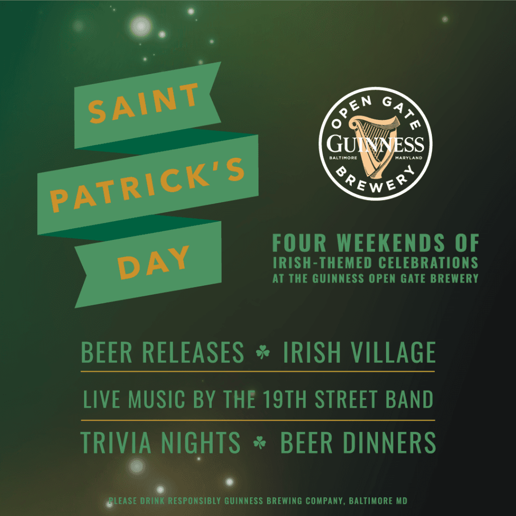 Baltimore Celebrates St. Patrick's Day Weekend With Events, Arts, and Nightlife
