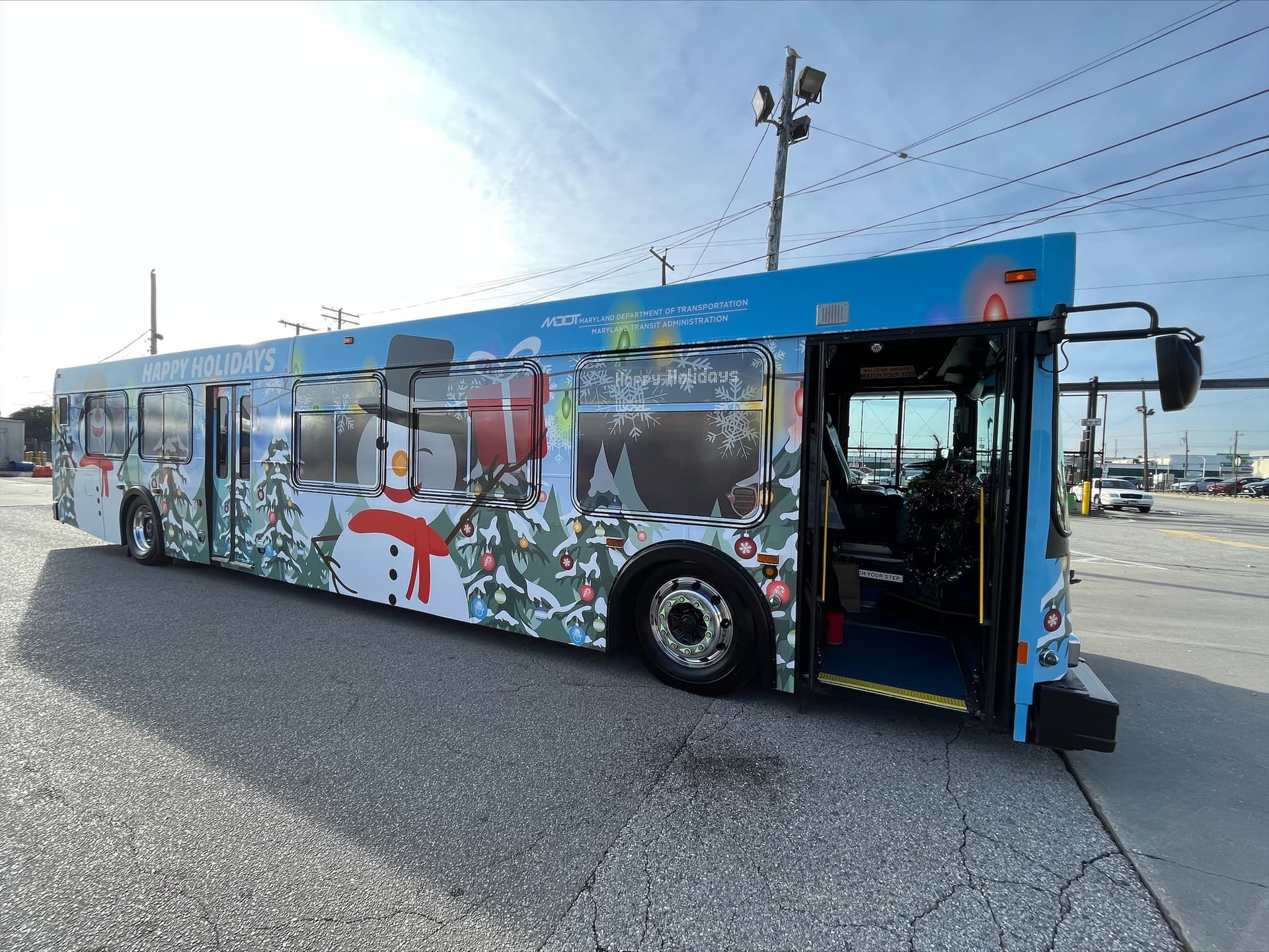 MTA Launches Holiday Bus, Free Rides and Festive Trains for Baltimore
