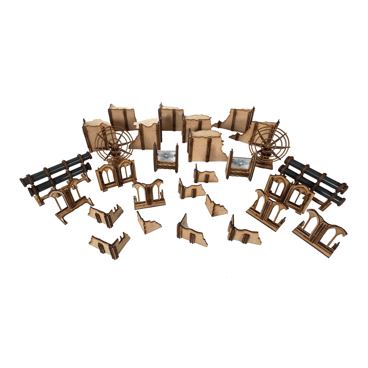 Bandua Wargames terrain set fits Warhammer 40k 11th edition