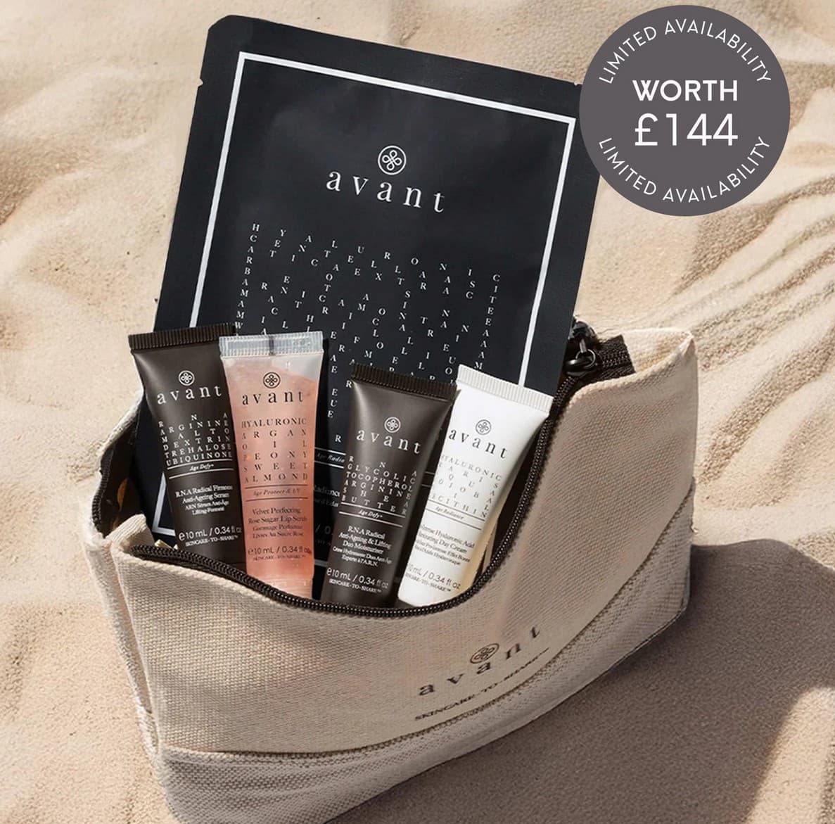 Avant’s £40 self-care set includes a £40 gift card and beauty minis