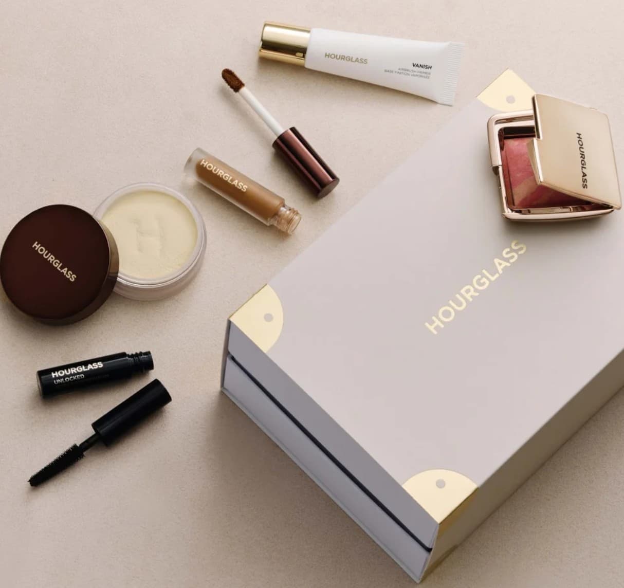 Cult Beauty’s limited Hourglass set bundles five luxury beauty staples, with 15% off code