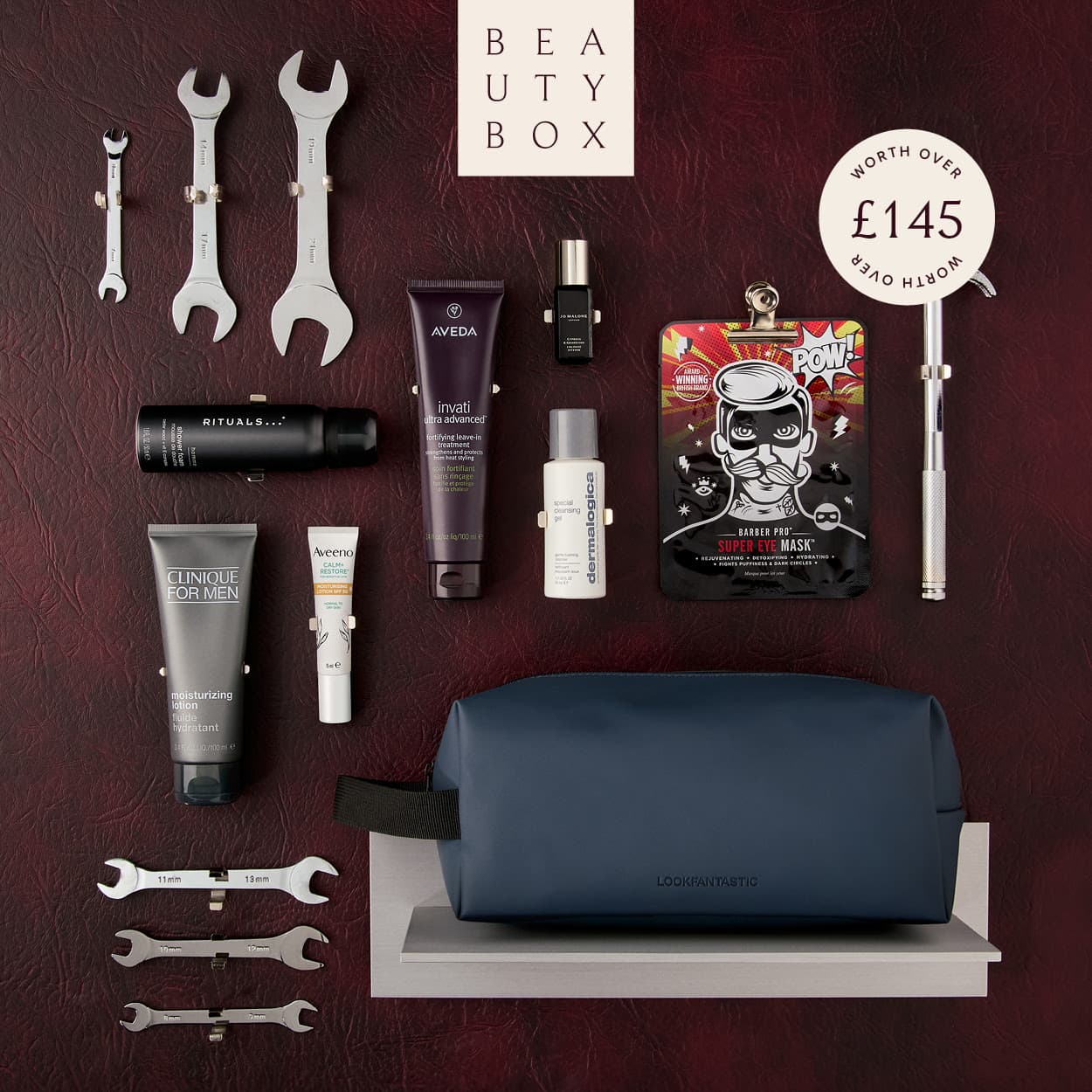 Lookfantastic’s men’s grooming box packs £145 worth of self-care buys