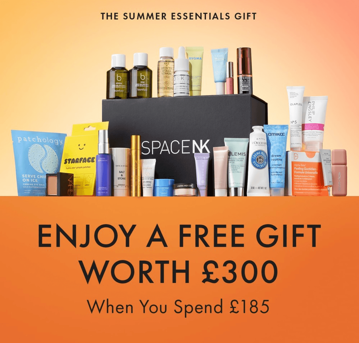 Space NK’s Summer Essentials Gift offers £300 of luxury minis free with spend