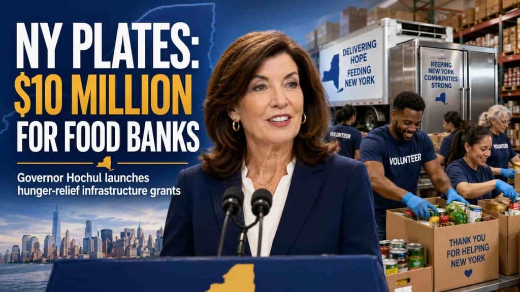 New York launches $10 million grant to expand food bank capacity