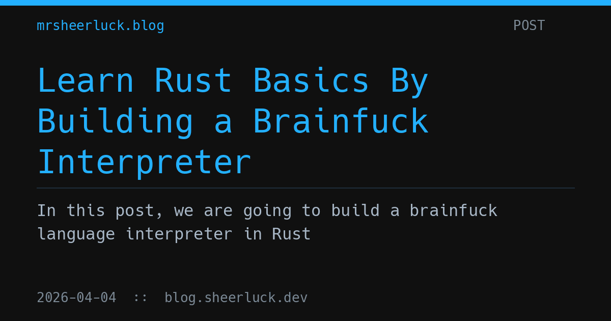 Rust Tutorial Builds JSON Parser to Teach Structs, Enums, Pattern Matching