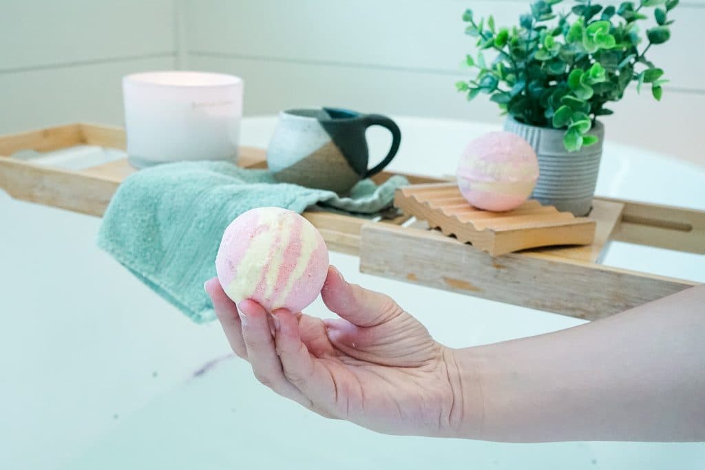 DIY Spinning Bath Bombs Use Layering Tricks for Colorful, Fizzy Motion
