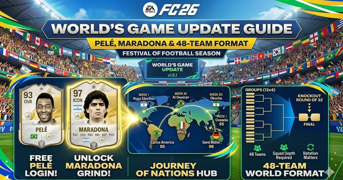 EA SPORTS FC 26 adds 48-team international tournament mode