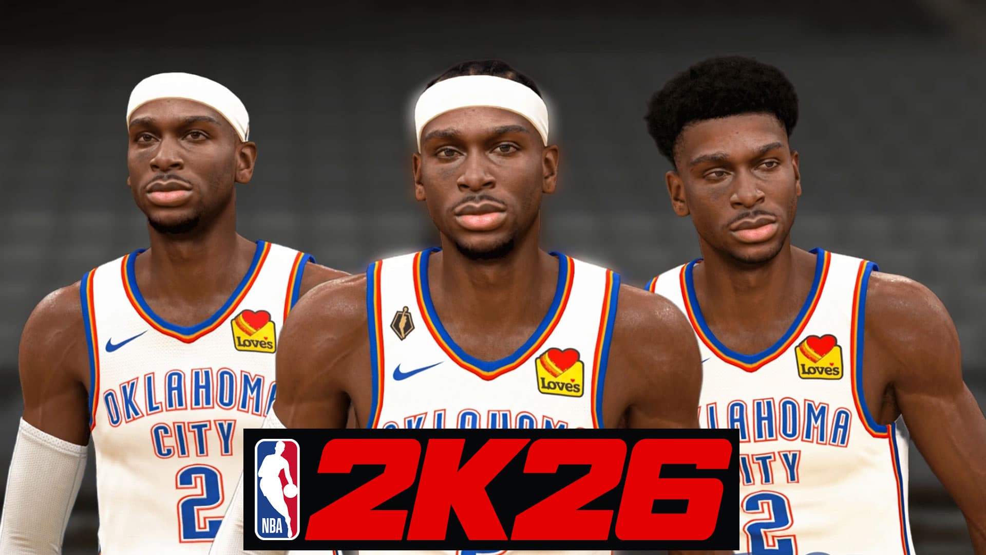 Shai Gilgeous-Alexander cyberface update brings four hairstyles to NBA 2K26 PC