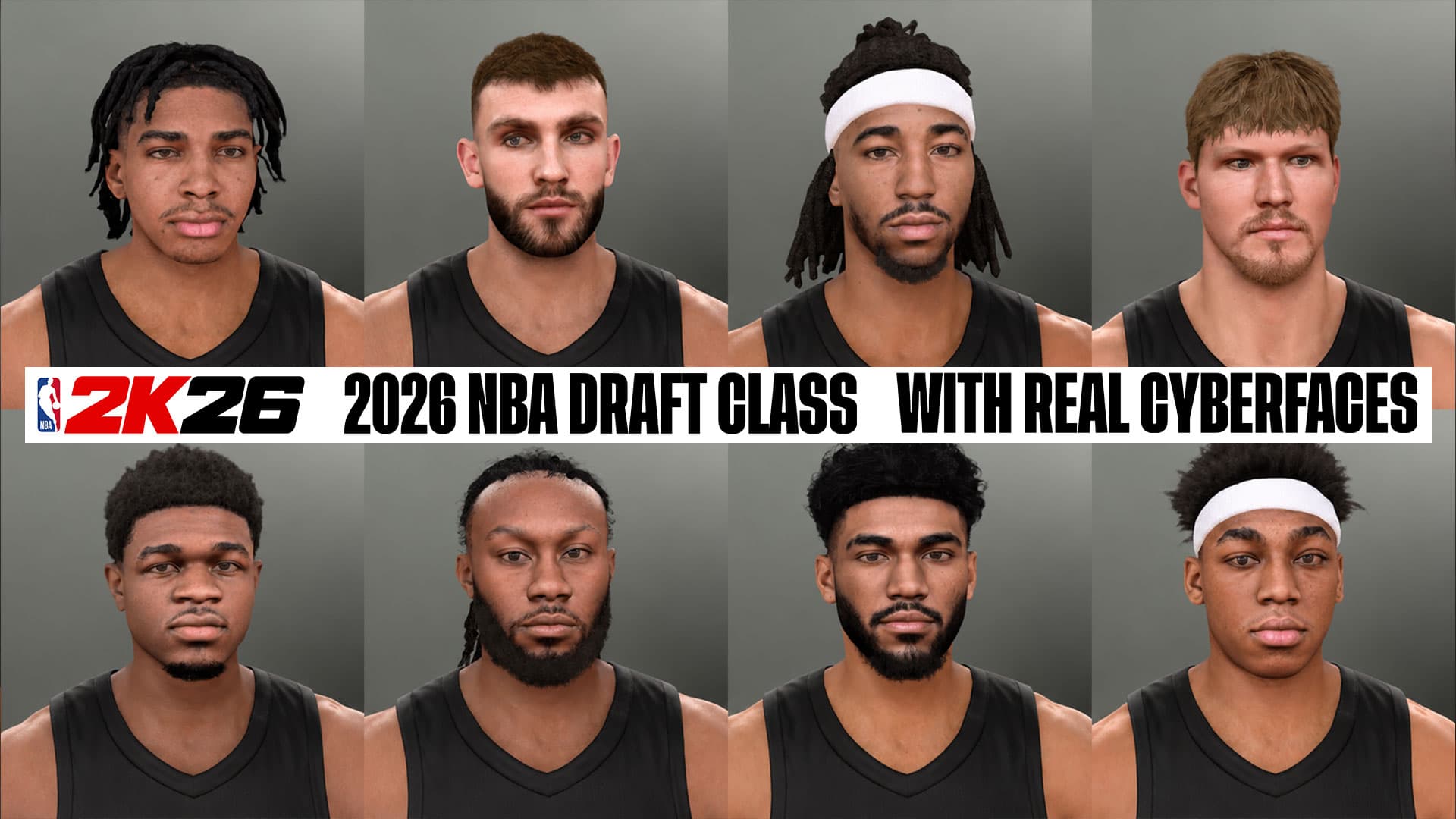 NBA 2K26 mod adds realistic cyberfaces to 2026 draft class