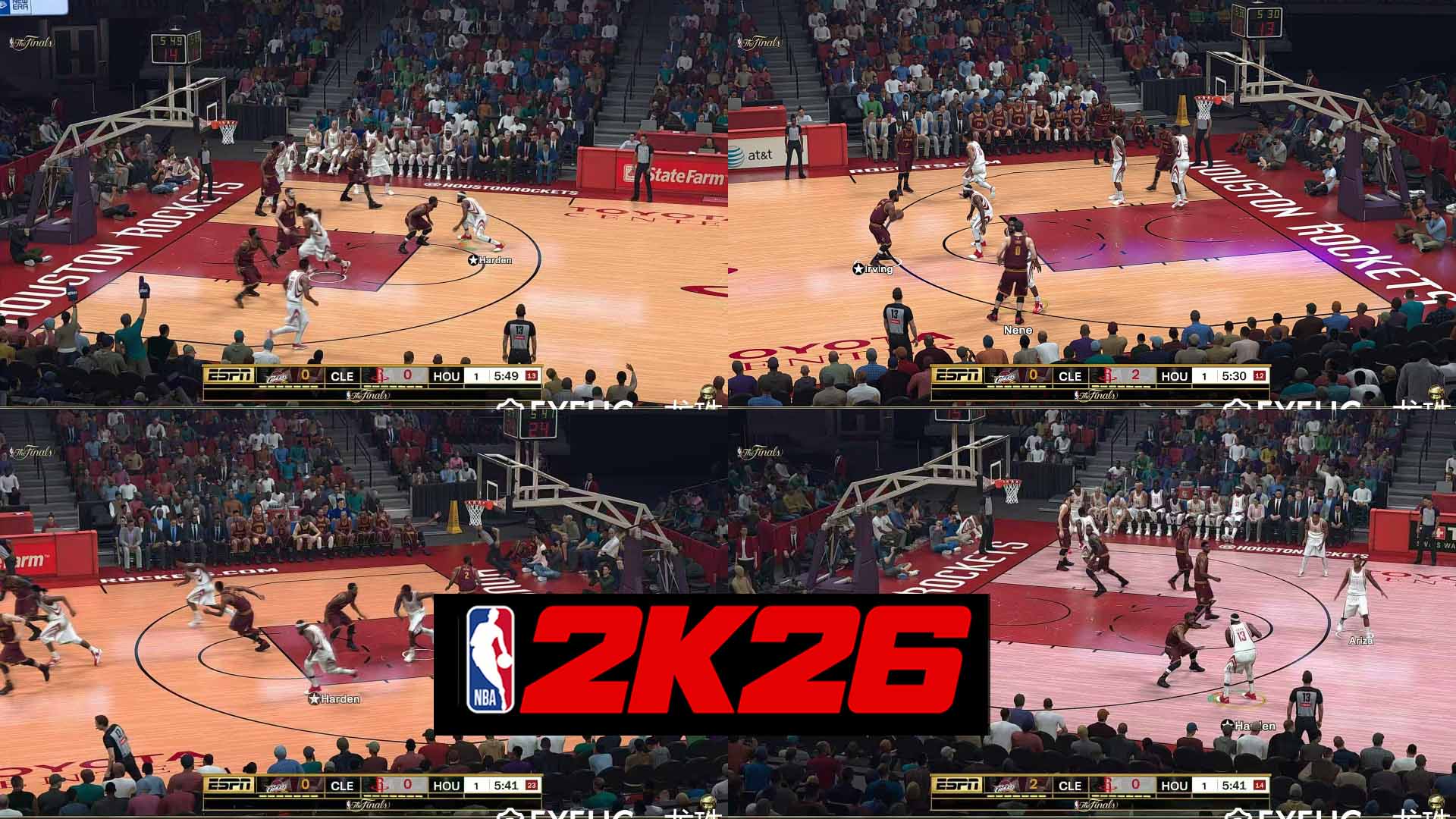 NBA 2K26 mod adds Houston Rockets 2016 court in three versions
