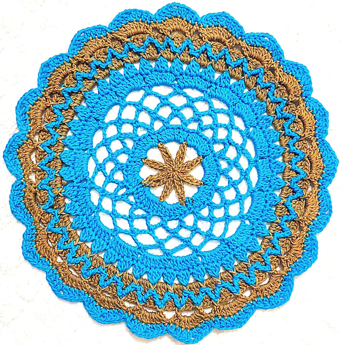 Earth Day Crochet Doily Brings Star-Shaped Detail to Spring Decor