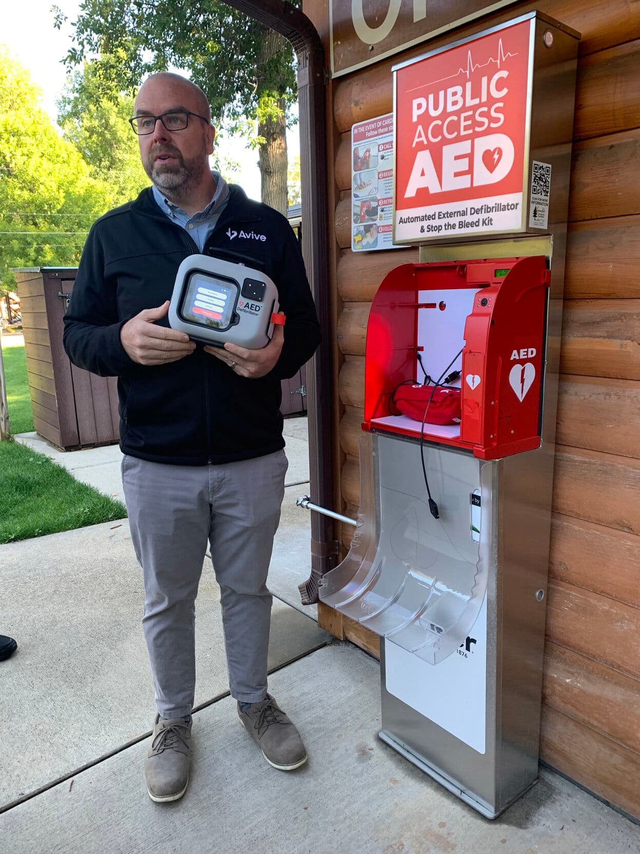 Forsyth Celebrates Lifesaving Rescue, Community AED Program Expands