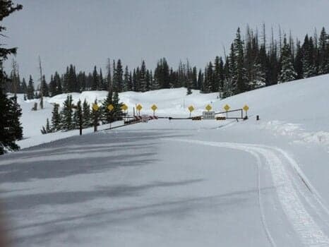 WYO 130 Snowy Range Byway Winter Closure and Travel Advisories for Residents