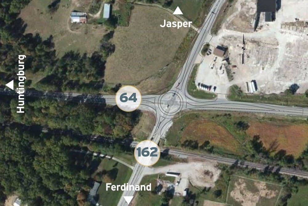 INDOT updates Dubois County drivers on Bretzville Junction roundabout plans