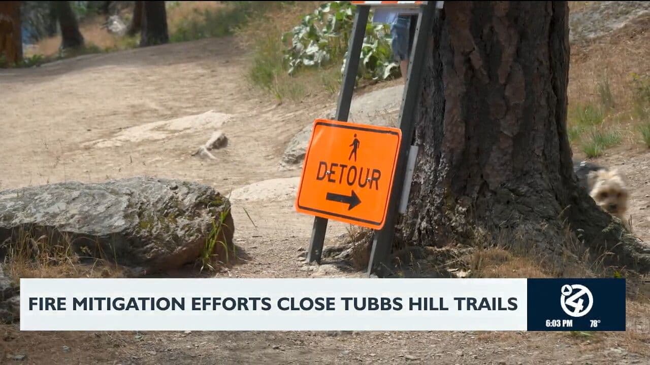 Tubbs Hill trails close for fire mitigation work in Coeur d'Alene