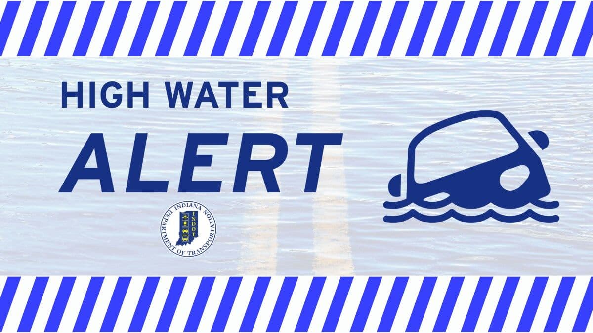 Floodwaters close State Road 145 in Perry and Dubois counties