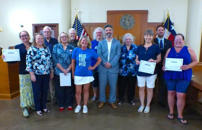 Rockwall County Democrats swear in new county, precinct chairs