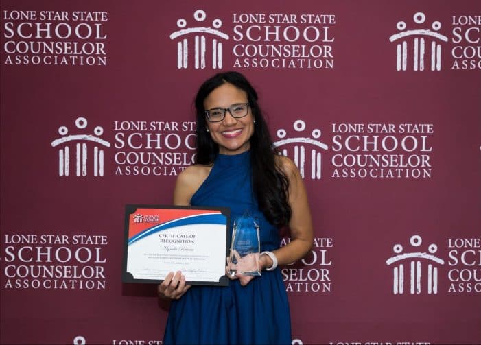 Rockwall Counselor Named Top Five in Texas, State Finalist