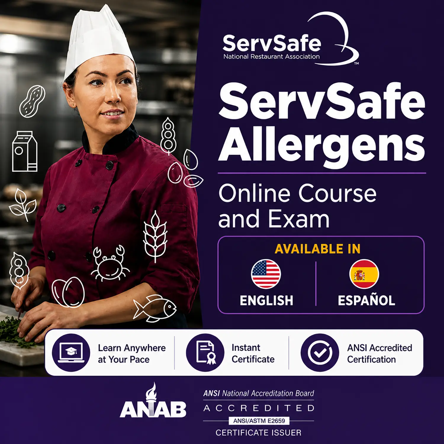 ServSafe course trains restaurant workers on allergy safety, emergencies
