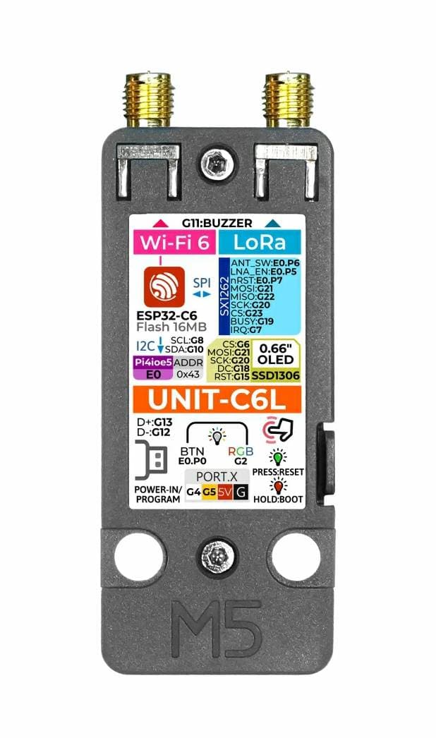 M5Stack C6L gateway bridges Meshtastic mesh to Wi-Fi dashboards