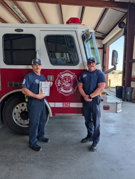 Bouse fire district promotes Rob Lowe to captain in April 2026