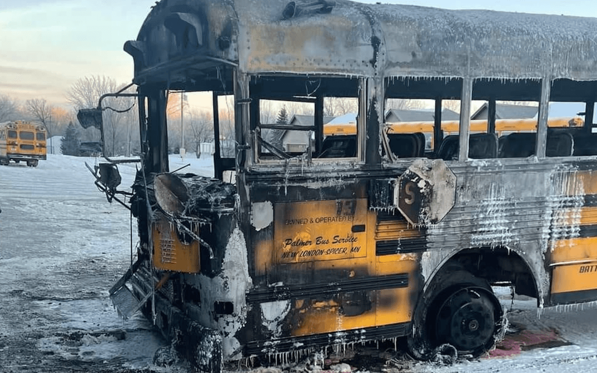 School bus rolls near Dent in Otter Tail County, no injuries