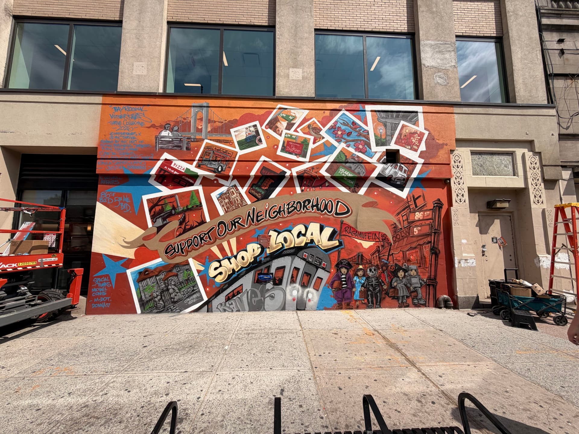 Bay Ridge artist Kaves turns neighborhood loss into Brooklyn tribute