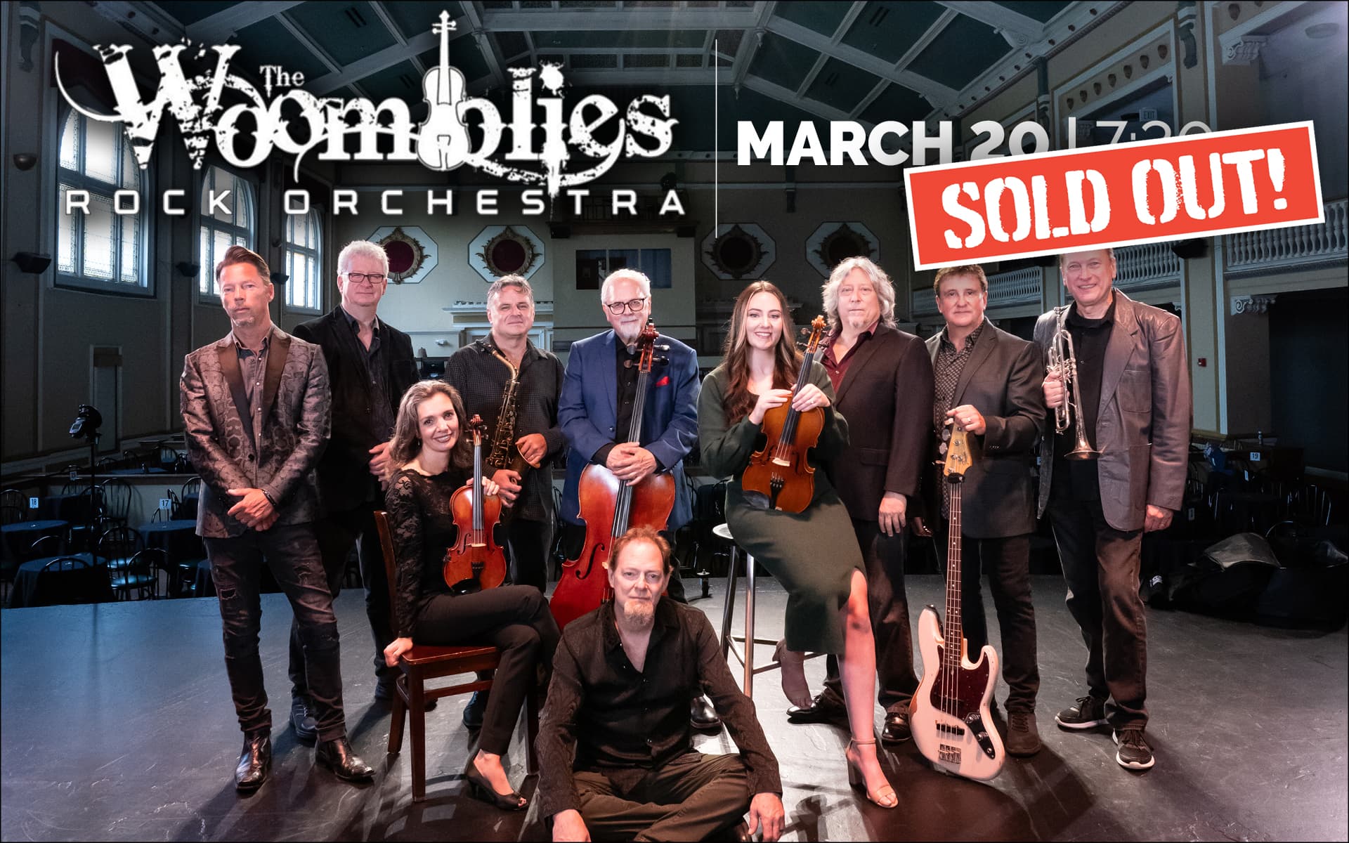 Woomblies Rock Orchestra to bring 10-piece show to Jasper’s Astra Theatre